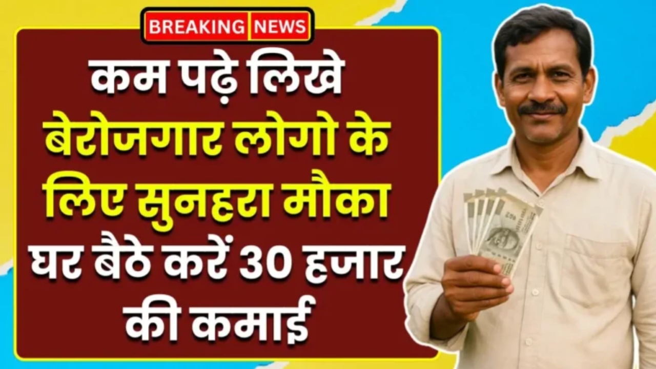 Business Idea: कम पढ़े लिखे बेरोजगार लोगो के लिए सुनहरा मौका, घर बैठे करें 30 हजार की कमाई 